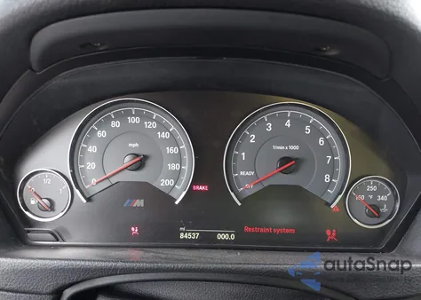 2016 BMW M3 z USA, uszkodzony, nr VIN WBS8M9C54G5D30672